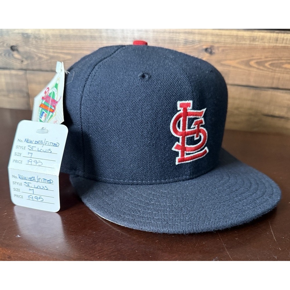 NWT Vintage 1990s St Louis Cardinals New Era 5950 Pro Model Size 7 Deadstock